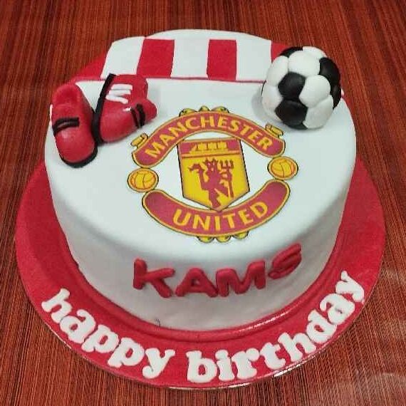 Manchester United Fan Cake 3 Manchester United Fan Cake