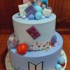 2 Tier Bts Army Theme Cake 1 1000043798