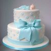 2 Tier Baby Shower Designer Fondant Cake 800X800 1