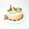 Bear And Blocks Theme Fondant Cake 2 2022 Bear And Blocks Theme Fondant Cake 800X800 1