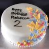 2022 Colorful Butterfly Fondant Cake 800X800 1