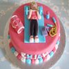 Girl Gym Theme Fondant Cake 1 2022 Girl Gym Theme Fondant Cake 800X800 1