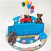 2022 Happy Half Year Kids Birthday Fondant Cake 800X800 1