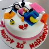 Her Fitness 20Th Birthday Cake 2 2022 Her Fitness 20Th Birthday Cake 800X800 1