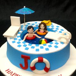 Kiddies Pool Birthday Cake