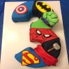 3 Number Avengers Fondant Cake 800X800 1