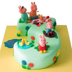 3rd Birthday Peppa Pig Cake