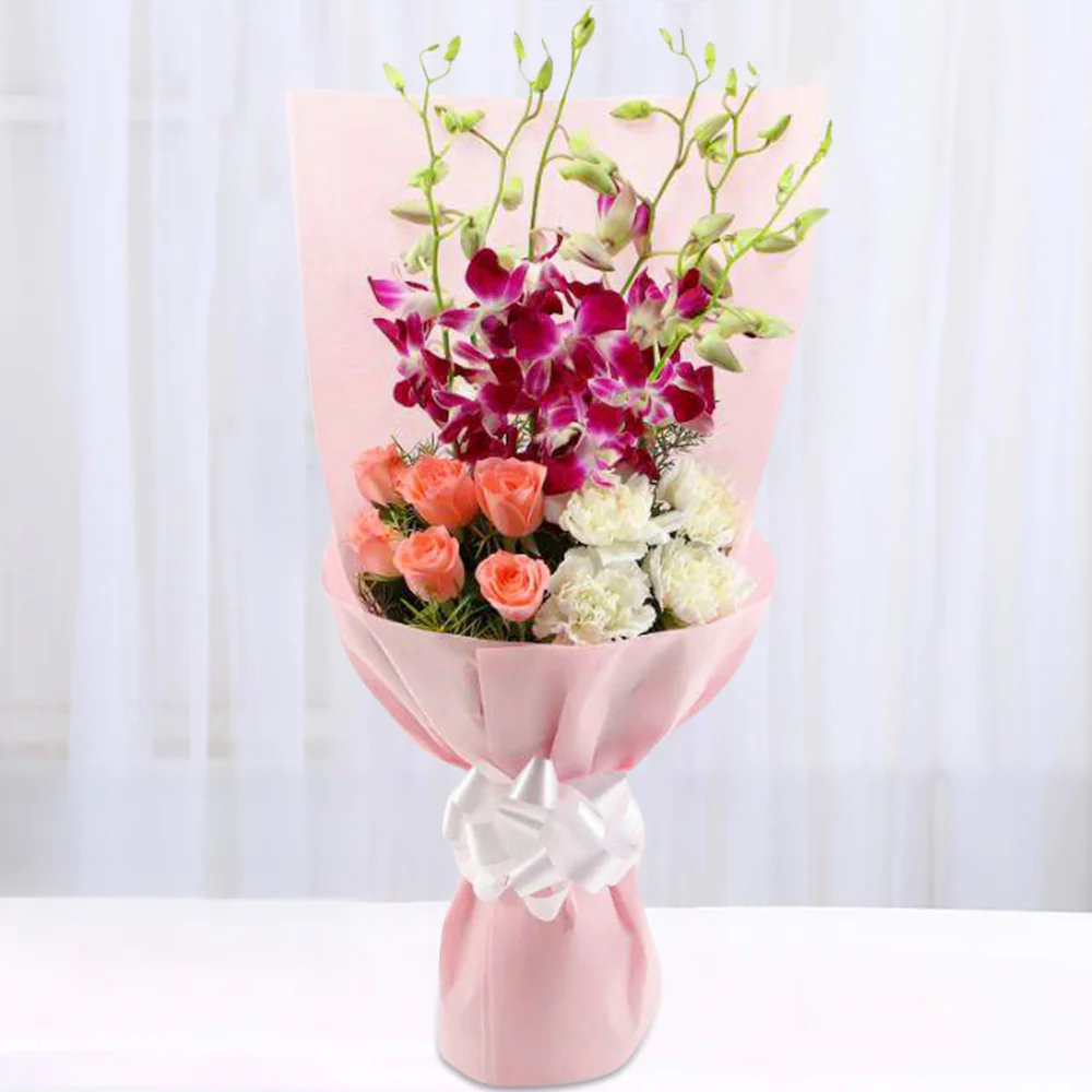 Alluring Fresh Flowers Bouquet 3 Alluring Fresh Flowers Bouquet