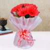 Pink Gerbera In Pink Paper Packing 1 49709