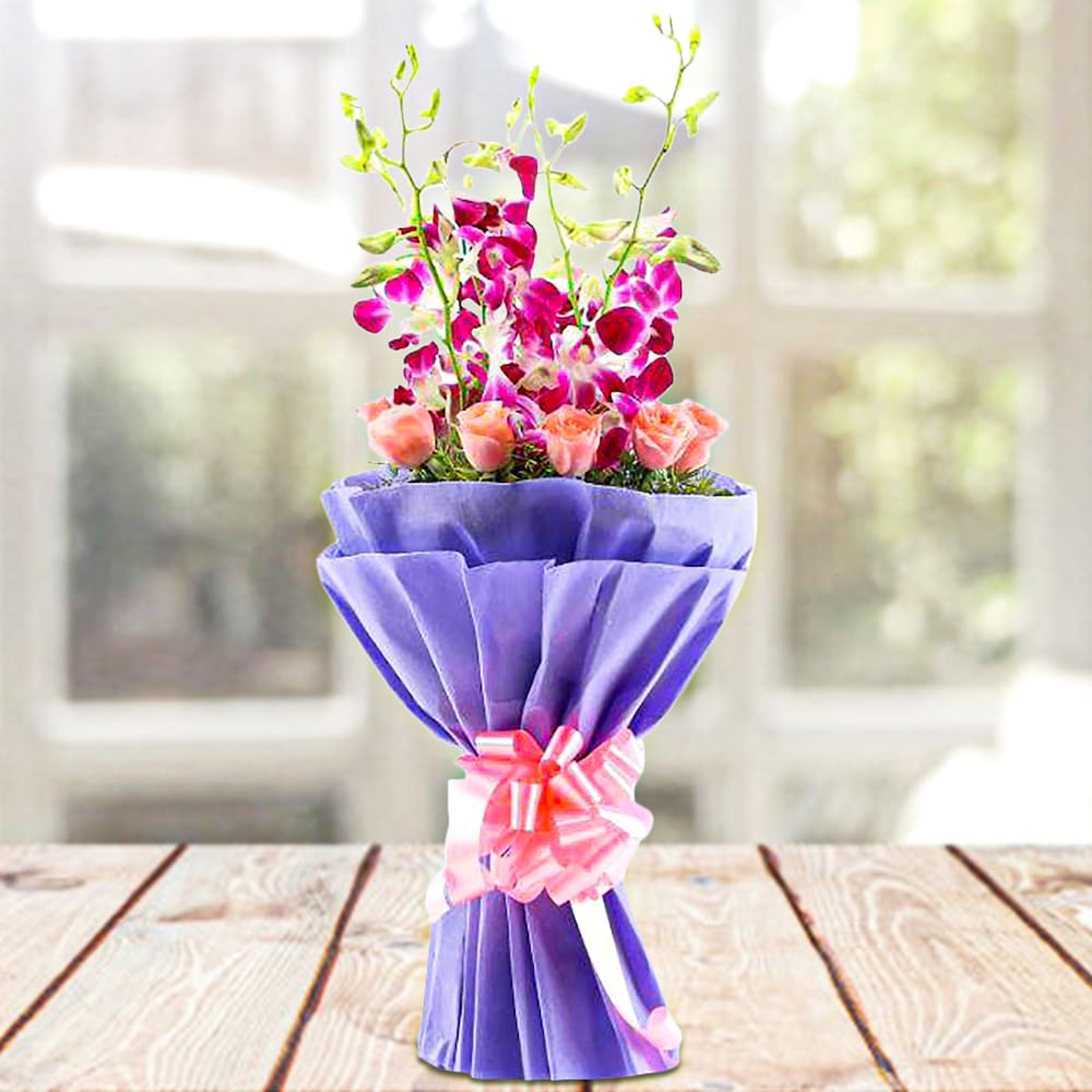 Eternal Floral Bliss Bouquet 3 Eternal Floral Bliss Bouquet