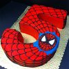 5 Number Spiderman Theme Cake 800X800 1