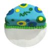 6 Months Birthday Fondant Cake 2 6 Months Birthday Fondant Cake