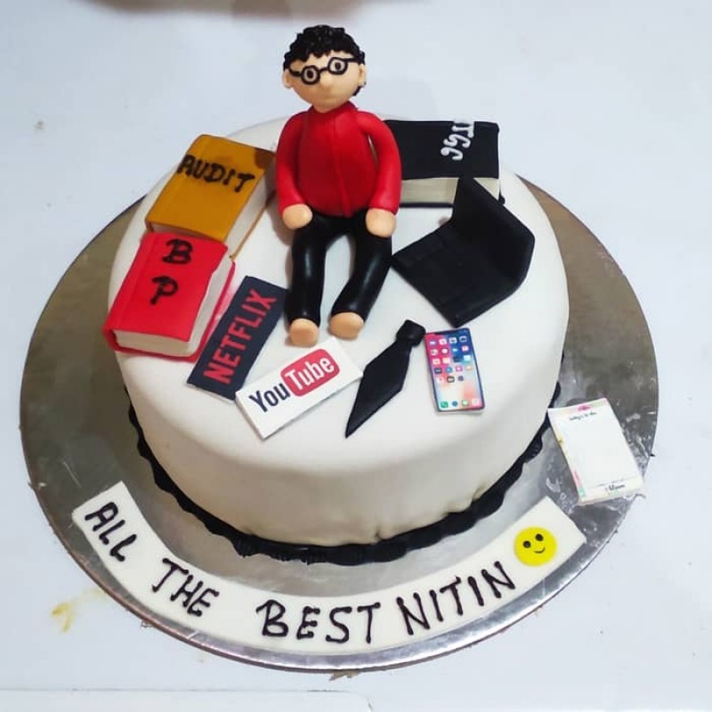 Accountant Guy Theme Cake 3 Accountant Guy Theme Cake