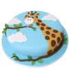 Giraffe In Clouds Fondant Cake 1 Giraffe In Clouds Fondant Cake 800X800 1