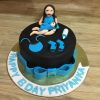 Mother With Baby Fondant Cake 2 Mother With Baby Fondant Cake