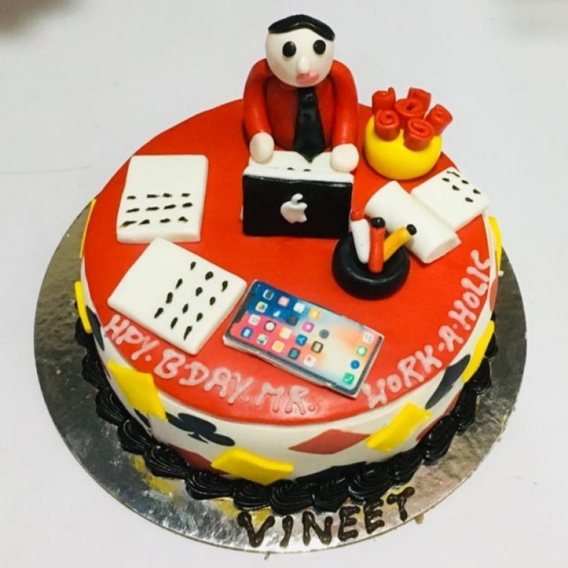 Office Guy Theme Cake 3 Office Guy Theme Cake