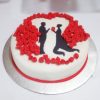 Romantic Couple With Roses Anniversary Cake 800X800 1