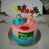 Twins Baby Birthday Fondant Cake 1 Twins Baby Birthday Fondant Cake 800X800 1