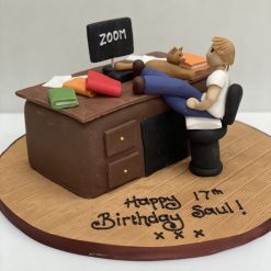 Workaholic Guy Birthday Cake