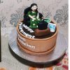 Ady Retirement Theme Fondant Cake