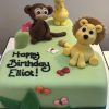 Animal Birthday Cake 1