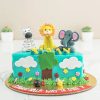 Animal Half Birthday Cake