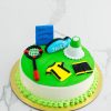 Badminton Player Fondant Cake 1 Badminton Player Cake