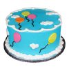 Balloons Theme Fondant Cake 800X800W