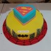 Batman And Superman Theme Cake 2 Batman And Superman Theme Cake 800X800 1