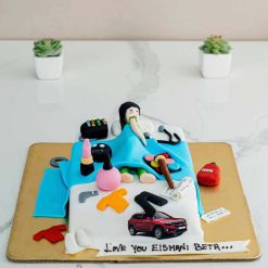 Bed and Social Media Cake