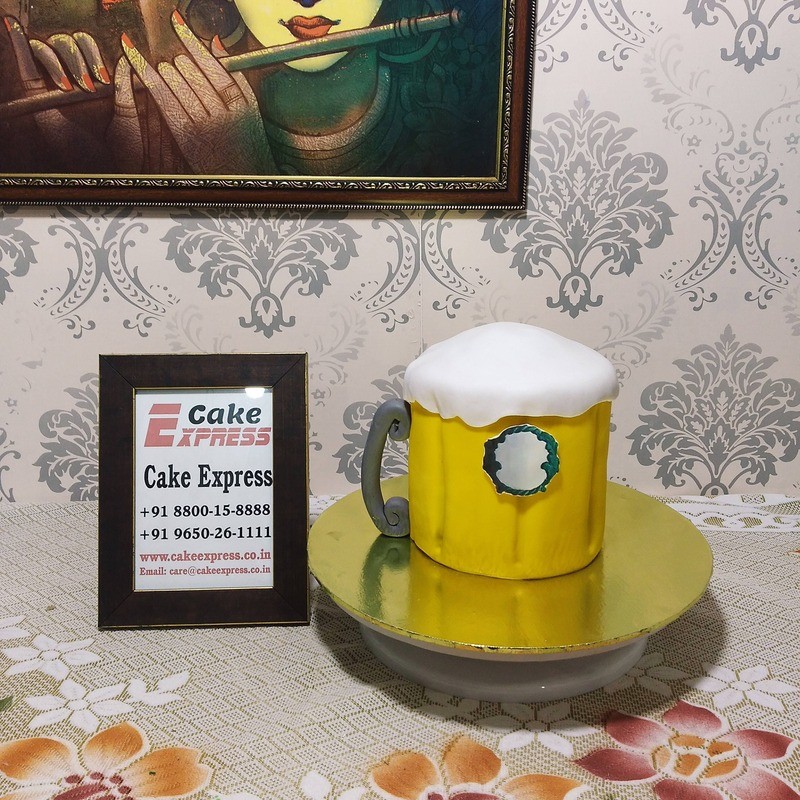 Beer Mug Designer Cake 3 Beer Mug Designer Cake