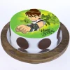Ben 10 Cartoon Photo Cake 2 Ben 10 Photo Cake Pineapple Half Kg 1