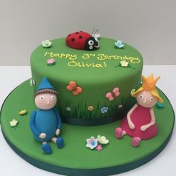Ben and Holly Theme Cake