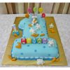 Bug Bunny Theme 1St Birthday Cake 800X800W