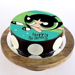 Buttercup Cartoon Photo Cake