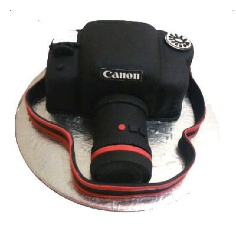 Canon Dslr Camera Fondant Cake 3 Canon Dslr Camera Fondant Cake