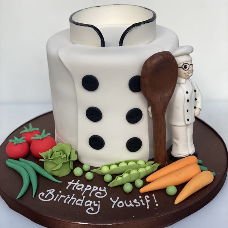 Chef Birthday Cake 3 Chef Birthday Cake