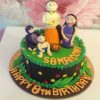 Chhota Bheem Chutki Fondant Cake 800X800 1
