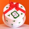 Christmas Gift Theme Fondant Cake 2 Christmas Gift Theme Fondant Cake 800X800 1
