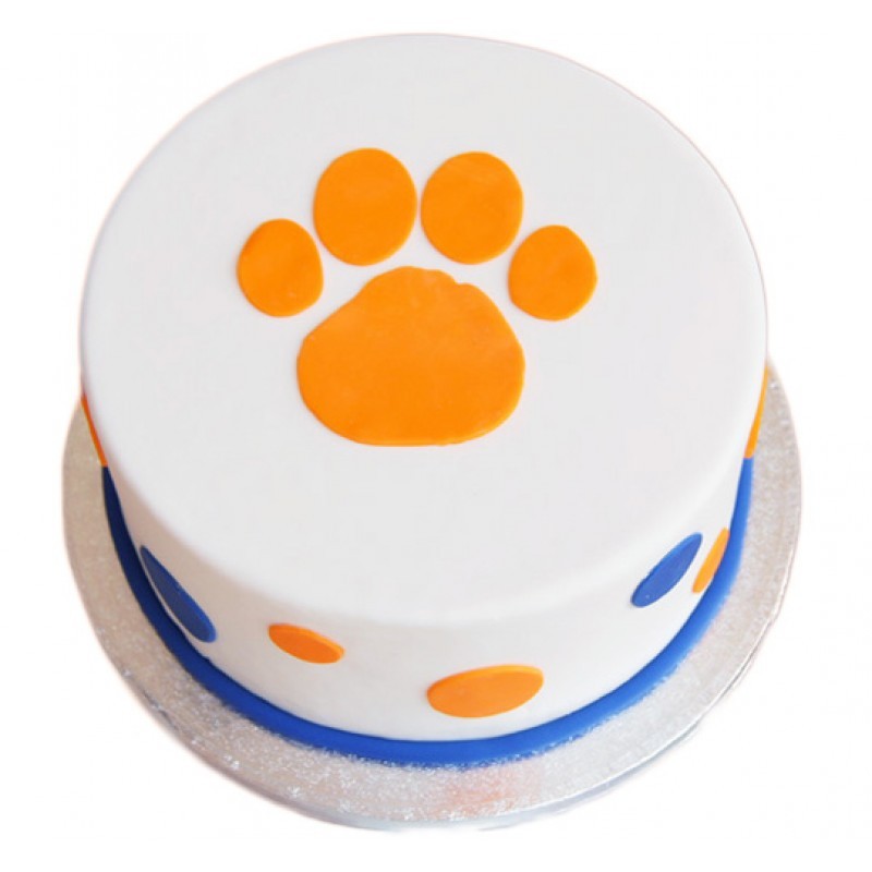 Clemson Theme Fondant Cake 3 Clemson Theme Fondant Cake