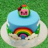 Cocomelon Rainbow Fondant Cake 2 Cocomelon Cake New