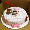 Couple 10Th Anniversary Fondant Cake 800X800 1