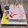 Couple In Bed Anniversary Cake