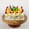 Cream Drop Cherry Pineapple Cake Half Kg 1