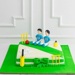 Cricket Pitch Cake