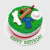Cricket Ground Fondant Cake 1 Cricket Theme Fondant Cake Design