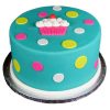 Cupcake Theme Fondant Cake 800X800 1