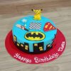 Customized Superhero Cake For Kids 2 Customized Superhero Cake For Kids