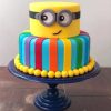 Cute Minion Birthday Cake 800X800 1