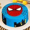Delicious Spiderman Fondant Cake 500X500 1